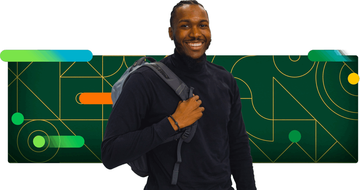 A smiling, Paycom Intern